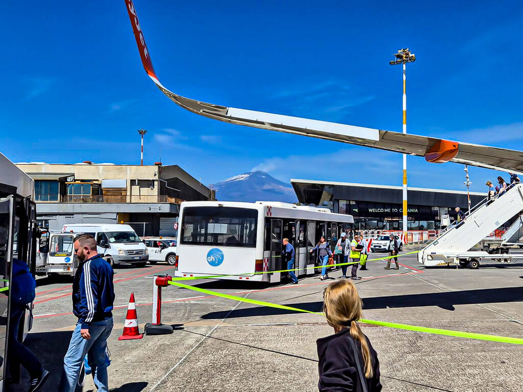 Airport in Sicily