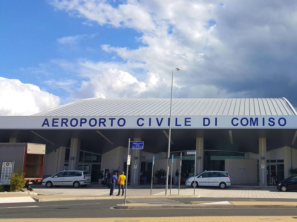 Airport in Sicily
