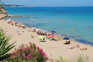 Der Strand nur 200 m entfernt