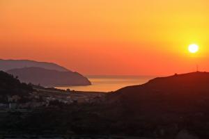 Sunset over Rodi Milici in Sicily