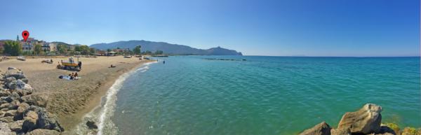 Ferienwohnung direkt am Strand von Sizilien mit Meerblick